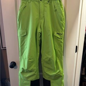 Arctix Men's Bright Green Cargo Ski/Snowboard Pants